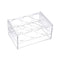 uxcell Clear Polypropylene Tube Rack, 6-Well for 100ml