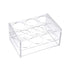 uxcell Clear Polypropylene Tube Rack, 6-Well for 100ml