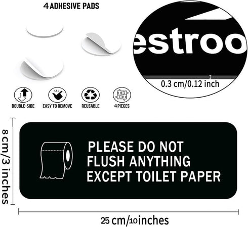 XZPWEL 8X3 Acrylic Sign For Wallall Gender Restroom Sign With Man Changing Table Icon Durable, Long Lasting With Double