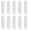 Magnetic Stir Bars, 10 Pcs PTFE Magnetic Stirrer Mixer Stir Bar, 20 mm/0.8 Inch White Laboratory Stirrer Mixer Bar (10)