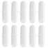 Magnetic Stir Bars, 10 Pcs PTFE Magnetic Stirrer Mixer Stir Bar, 20 mm/0.8 Inch White Laboratory Stirrer Mixer Bar (10)