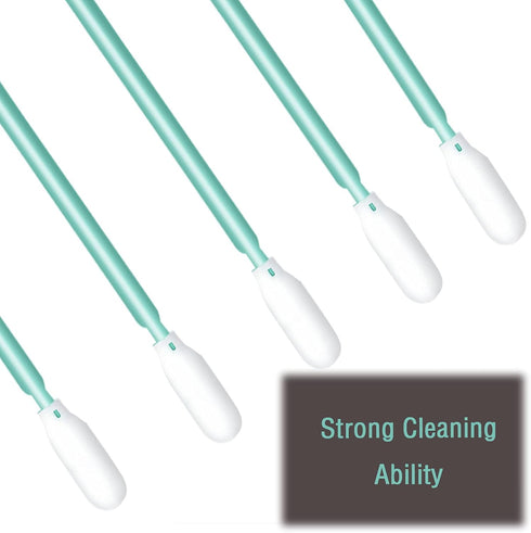 200 Pcs Foam Swab Cleaning Swabs, 6.4 Inch Multi-Purpose Foam Tips for Gun, Painting, Crafts, Electronics