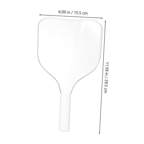 2pcs NOLITOY Hairdressing Shield Handle Barber Salon Face Cover for Hair Coloring Cutting