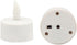 HERO-LED CD-RC-12ST-A Set 12, Upgraded Rechargeable LED Electric Candles, Flameless Flickering Tea Lights, of Amber