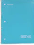 Mintra Office Spiral Notebooks - 6 Pack, Poly Cover, College Ruled, 70 Sheets for School, Office, Business, Professional