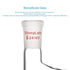 StonyLab 3 Way Distilling Adapter with 24/40 Joints for Distillation Apparatus