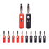 HiLetgo 20pcs 4MM Banana Plug Male Audio Speaker Jack Amplifier Terminal Connectors (10 Red + 10 Black)