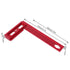 T-200 Woodworking Ruler, Aluminum Alloy L Square Ruler, Wear-Resistant Hole Measuring Tool for Carpenter Scriber