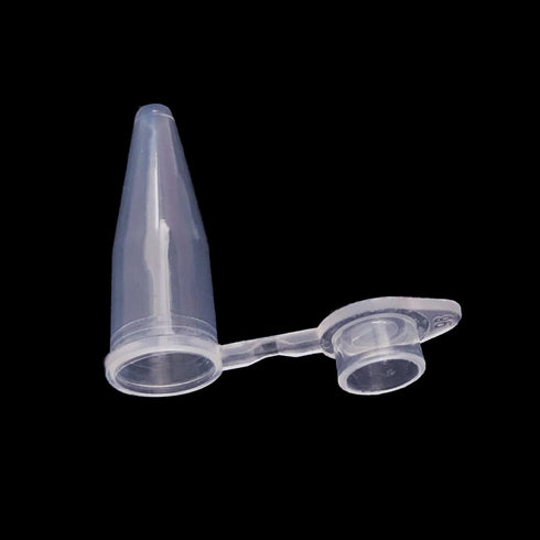 1000 Pcs 0.2ml Microcentrifuge Tubes with Snap Cap, Sterilized Clear Plastic Small Vials for Sample Storage
