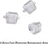 Desktop Tape Dispenser, Non-Skid Base with 3 Extra Replacement Cores, Perfect for Office, Home, School - Value Pack