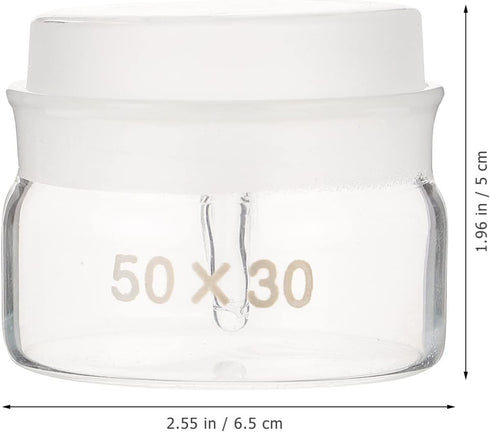 Hemobllo 2pcs Weighing Bottle, Graduated Lab Bottle, Weighing Holder Tool, Specific Gravity Bottle, Empty Laboratory