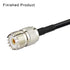 wlaniot PL259 + SO239 Crimp Connectors Kit for RG58 RG142 RG400 LMR195 Coaxial Jumper Cable
