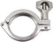 LQQIQIILII 1pcs 304 SUS Sanitary Tri Clamp with Silicon Gasket - Heavy Duty