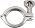 LQQIQIILII 1pcs 304 SUS Sanitary Tri Clamp with Silicon Gasket - Heavy Duty
