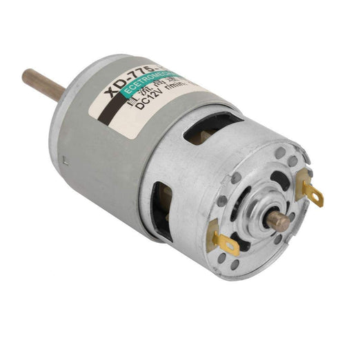 775 DC Motor, 12v High Power Extension Shaft DC Motor (12V 10000RPM)