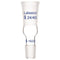 Enlarging Glass Adapter from 24/40 to 19/22 Glass Joint, Lab Glassware Supply