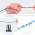 HKS 200 PCS Solder Seal Wire Connectors - Blue 16-14 AWG Heat Shrink Solder Butt Connectors for Marine