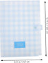 Portable File Holder Binder Folder, Blue, A6, A4, Easy to Use, Organizes Paper