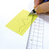 Yamato NRK-50CH-LH Sticky Notes, Memoc Roll Tape, Grid Type Notebook, 2.0 inches Wide, Cutter Included
