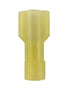 yueton 100pcs 12/10-Gauge Yellow Economy Nylon Male Fully-Insulated Quick Disconnects Wiring Spade Wire Crimp Terminal