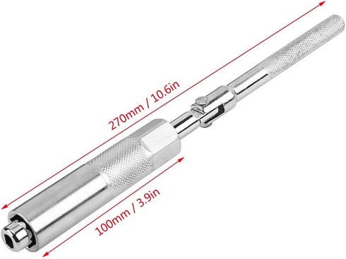 Acouto Car Universal Rear Shock Wrench Car Shock Wrench Hex Socket Wrench by Acouto