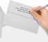 LUXPaper A7 Invitation Envelopes for 5 x 7 Cards in 80 lb. Gray, Printable with Peel and Press Seal, 50 Pack