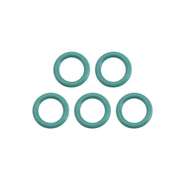 uxcell Fluorine Rubber O-Rings, 6mm OD 4mm ID 1mm Width FKM Seal Gasket, Green, Pack of 5
