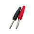 Qingdinu 40Pcs 4mm Banana Plug Connectors Black and Red High Current Insulated Shrouded Stackable Connector Screw