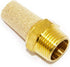 Joywayus Air Pneumatic Muffler - Long Exhaust Muffler 3/8" NPT Male Brass Flow Control Silencer (Pack of 2)