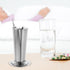 5Pcs 4.52X2.75X9.84in Stainless Steel Tweezers Holder Organizer for Salon and Barber Tools Compact Plier Jar Container