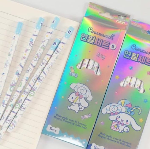 Set of 3 Cute Hexagonal Pencils, 5 Pcs Per Box, 15 Count (Package May Vary)