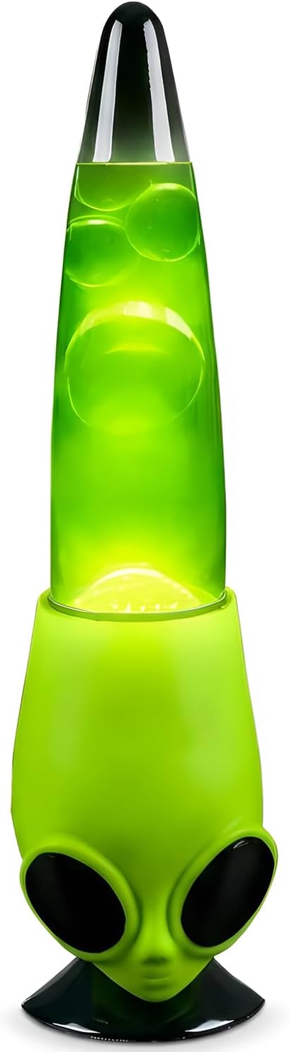 Rhode Island Novelty 13 Inch Alien Head Wax Motion Lamp