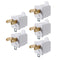 TENINYU 3-2 Prong Adapters Grounding Converters, ETL 5-Pack for Household Electrical Outlets and Appliances