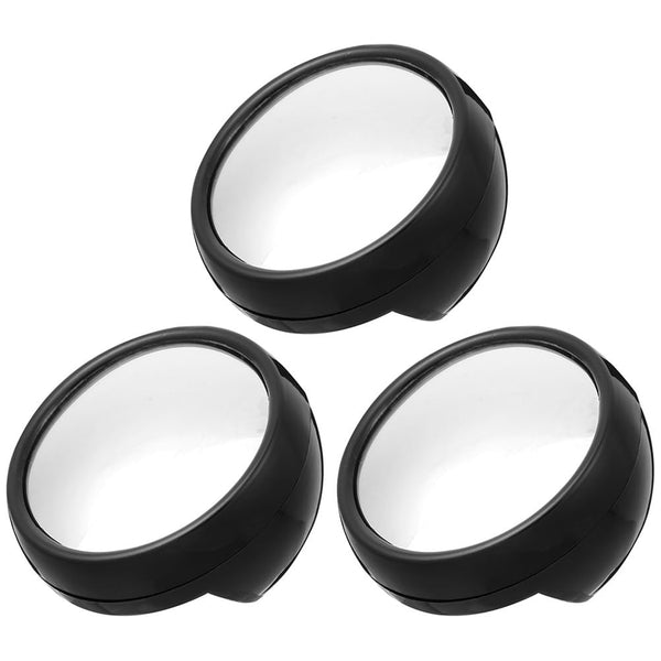 Gatuida 3pcs Computer Mirror, Clip on Security Monitor Mirror, Convex Rearview for Mini-PC Work