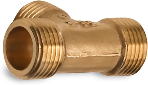 Tee Pipe Fitting, Brass Tee Connector 1/2" Male x 1/2" Male x 1/2" Male for Plumbing Repair