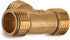 Tee Pipe Fitting, Brass Tee Connector 1/2" Male x 1/2" Male x 1/2" Male for Plumbing Repair
