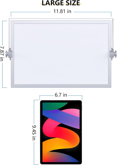 Small Dry Erase White Board, Magnetic Desktop Whiteboard with Stand, Mini Easel Double Sided for Kids Drawing