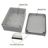 LeMotech Junction Box IP67 Waterproof Dustproof ABS Plastic Project Box for Electrical Outdoor Enclosure