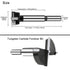 5/8 Inch Carbide Tipped Forstner Drill Bit, Wood Drilling Hole Saw Set, Hinge Cutter Tool Kits for Hard Wood, Plywood,