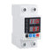 Smart Circuit Breaker with Energy Monitoring, Adjustable 1-63 Amp AC110V DC85-300V Over/Under Voltage Protection