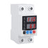 Smart Circuit Breaker with Energy Monitoring, Adjustable 1-63 Amp AC110V DC85-300V Over/Under Voltage Protection