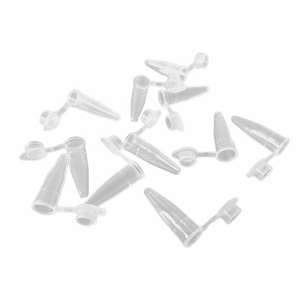 50 Pcs Clear Plastic Centrifuge Tubes, Bottom Tip Test Tube Vials 0.2mL 0.5ML 1.5ML (0.2ml)