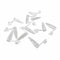 50 Pcs Clear Plastic Centrifuge Tubes, Bottom Tip Test Tube Vials 0.2mL 0.5ML 1.5ML (0.2ml)