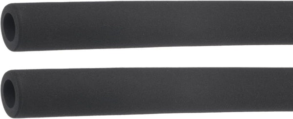 Pipe Insulation Tubing, 18mm ID/4.6" Black Foam Tubing Handle Grips for Plumbing Insulation Wrap (2pcs)
