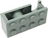 Tape Dispenser, Small Design Desktop Tape Dispenser with Sharp Blade, Cute Mini Building Block Shape for Office Home