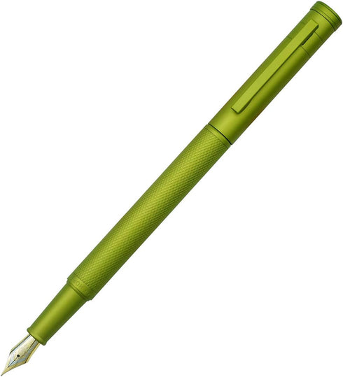 Hongdian Green Forest Metal Fountain Pen, Beautiful Tree Texture, Fine Nib Writing Office Pen