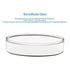 stonylab Glass Petri Dish, 75x15 mm Autoclavable Borosilicate with Clear Lid for Laboratory