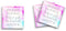 Sticky Notes 3 Pack, 3"x3", 50 Sheets/Pad, Cute Funny Memo Note Pads, Every Good Gift is from Above James 1:17