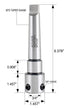 Accusize Industrial Tools Annular Cutter Arbor, Mt3 to 3/4'' Weldon Shank for Drill Press Annular Cutter