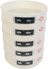 INTCHE 20cm 6-500 60 Plastic Sieve Standard Inspection Test Sampling Sieve Plastic (PVC) Frame Nylon Screen Diam